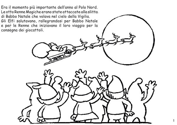 Disegno Di Babbo Natale Col Sacco Da Colorare Disegni Da