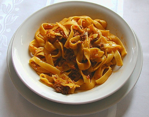 tagliatelle al ragu